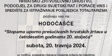 Hodočašće pod nazivom “Stopama uporno prešućivanih hrvatskih žrtava u četrdesetim godinama 20. stoljeća”