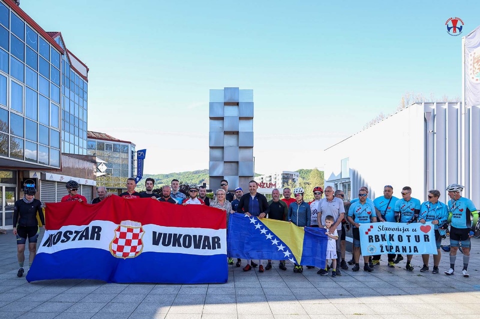 Biciklistička karavana Mostar – Vukovar stigla u Kiseljak