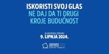 Objava biračima za izbore za članove u Europski parlament iz Republike Hrvatske