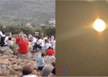 Sinoćnji događaji u Hercegovini: Snimljeni snop svjetlosti, krvavi mjesec u obliku križa
