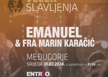 Koncert grupe Emanuel i fra Marina Karačića večeras s početkom u 21 sat