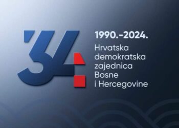 Čestitka predsjednika dr. Dragana Čovića povodom 34. obljetnice osnivanja Hrvatske demokratske zajednice BiH