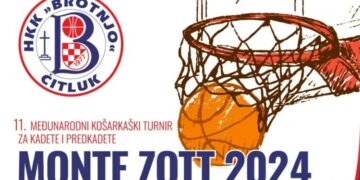 Sljedeća dva dana u Čitluku se održava 11. Međunarodni košarkaški turnir „Monte Zott“