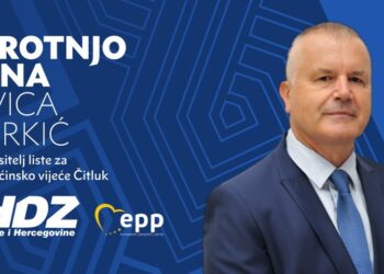 Nositelj liste HDZ-a za Općinsko vijeće Čitluk je Ivica Jerkić, dipl.nov., umirovljeni general bojnik