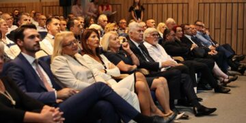 Predsjednik Čović na svečanom otvorenju 29. Dana hrvatskog filma “Ivo Gregurević” u Orašju