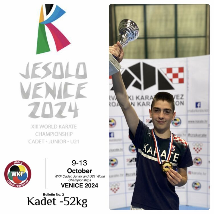 David Paponja se plasirao na Svjetsko prvenstvo u karateu