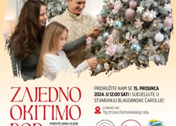 Zajedničko kićenje bora u Čitluku