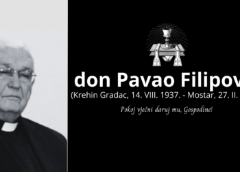 Preminuo svećenik Mostarsko-duvanjske biskupije don Pavao Filipović