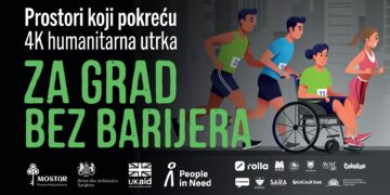 „Prostori koji pokreću“ i Vlada UK pokrovitelji 4k Humanitarne utrke „Za grad bez barijera“