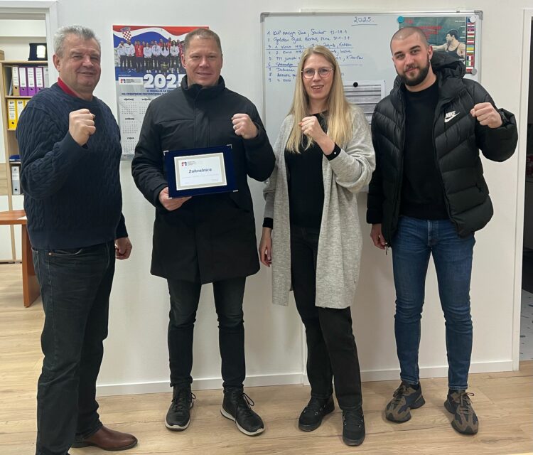 Vodstvo BK Brotnja u posjetu Hrvatskom boksačkom savezu