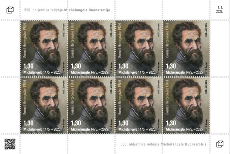 HP Mostar prigodnom markom obilježava 550. obljetnicu Michelangelova rođenja