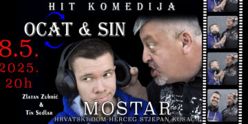 Popularni Zuhra i Tin Sedlar stižu u Mostar s komedijom „Ocat i sin“