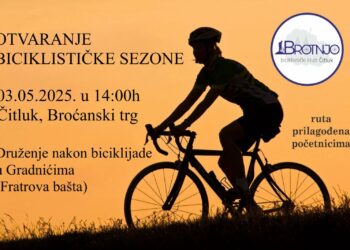 Otvaranje biciklističke sezone u Čitluku – BK Brotnjo vas poziva na biciklijadu!