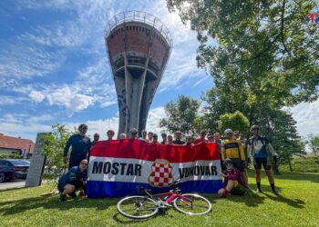 13. Biciklistička karavana prijateljstva Mostar – Vukovar pod pokroviteljstvom predsjednice Federacije BiH, gđe. Lidije Bradare