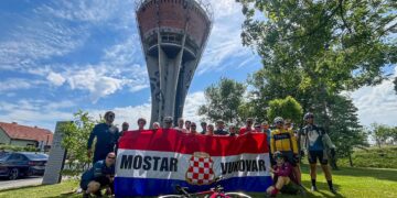 13. Biciklistička karavana prijateljstva Mostar – Vukovar pod pokroviteljstvom predsjednice Federacije BiH, gđe. Lidije Bradare