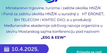 Najava konferencije „ESG & EEW“ u sklopu Gospodarskog sajma u Mostaru