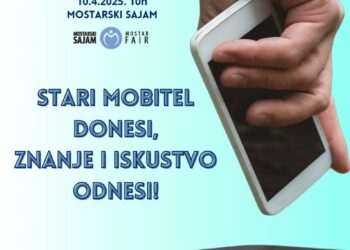 Akcija prikupljanja starih mobitela „STARI MOBITEL DONESI, ZNANJE I ISKUSTVO ODNESI“