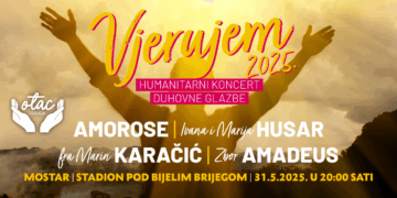 “Karte za koncert “Vjerujem 2025.” dostupne na svim prodajnim mjestima diljem Hercegovine