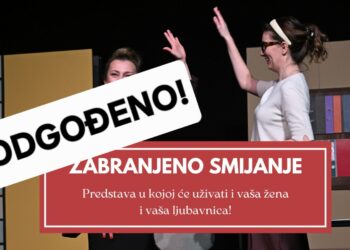 Odgođena predstava “Zabranjeno smijanje” koja je na programu Mo proljeća trebala biti u subotu