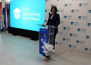 Predsjednica Buhač na proslavi Dana Studentskog centra Sveučilišta u Mostaru