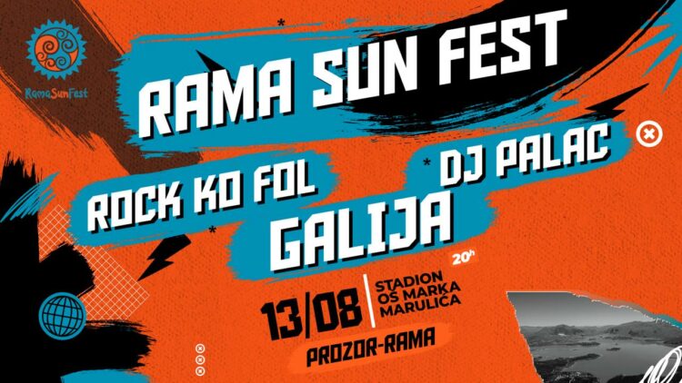 Rama Sun Fest – Najveći glazbeni događaj u Rami ovog ljeta