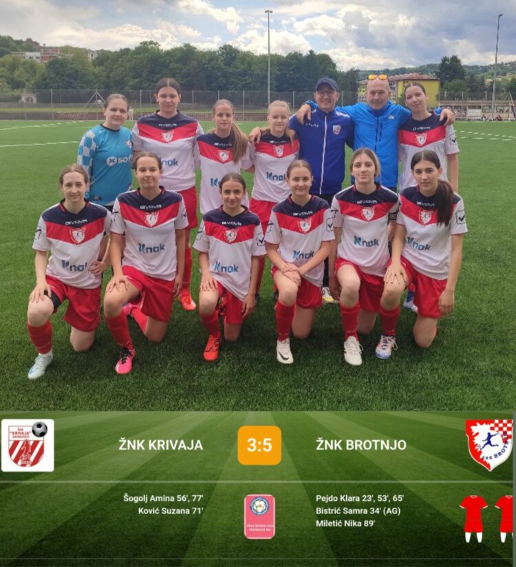 Mlade snage Brotnja ostvarile pobjedu u Zavidovićima