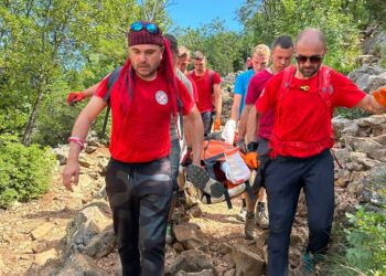 HGSS Čitluk–Međugorje u akciji spašavanja na Križevcu