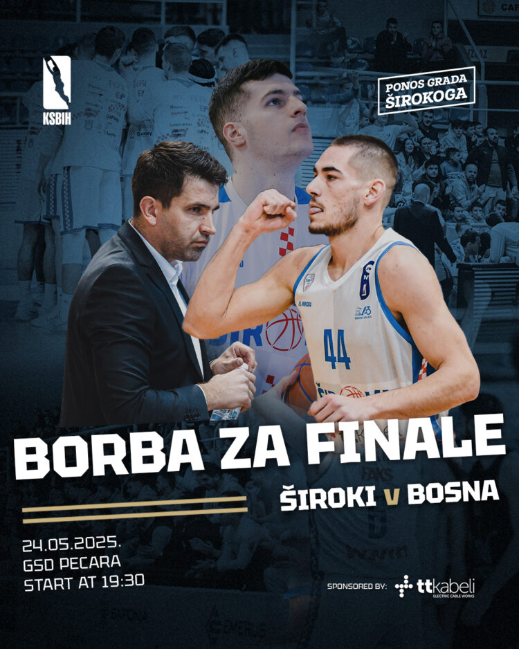 HKK Široki: U subotu na Pecari protiv KK Bosna za veliko finale