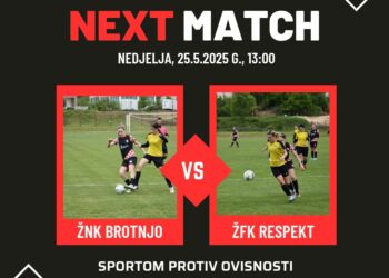 Završnica sezone na Barama: ŽNK Brotnjo dočekuje ŽFK Respekt