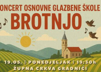 OGŠ Brotnjo priređuje koncert u župnoj crkvi u Gradnićima