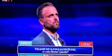 Brotnjo na malim ekranima: Pitanje o Čitluku u HRT-ovom kvizu “Potjera”