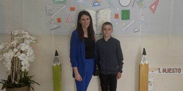 Učenik OŠ fra Didaka Buntića ostvario zapažen uspjeh na Županijskom natjecanju iz matematike