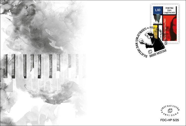 HP Mostar tiskala prigodno izdanje marke „Svjetski dan umjetnosti“