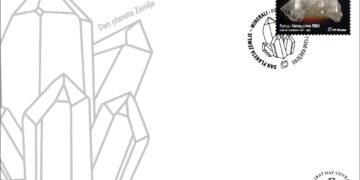 HP Mostar: Kristal mineral Zepter Quartz na poštanskim markama