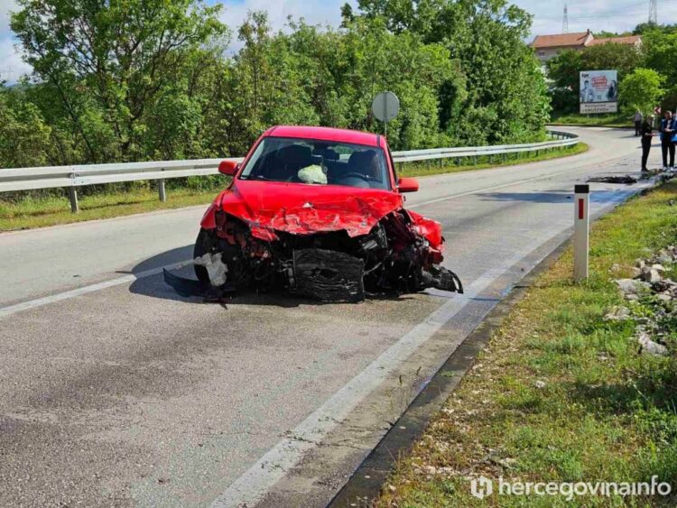 Prometna nezgoda na magistralnoj cesti Mostar-Čitluk