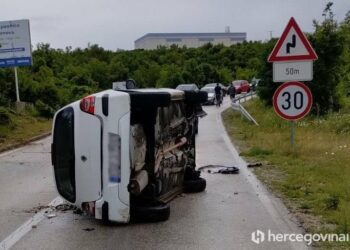 Prometna nezgoda na cesti Čitluk – Mostar