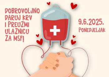 Akcija dobrovoljnog darivanja krvi: Daruj krv i osvoji ulaznicu za Mostar Summer Fest 2025!