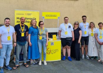 Posjeta rukovoditeljice Odjela za korporativne komunikacije HT Eroneta Humanitarnoj udruzi fra Mladen Hrkać u Zagrebu