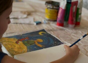 FOTO: Likovna radionica za djecu u sklopu manifestacije “Dani svetog Ivana” u Hamzićima