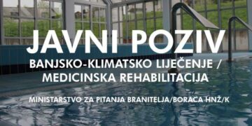 Javni poziv za ostvarivanje prava na banjsko-klimatsko liječenje za pripadnike braniteljske populacije u HNŽ-u