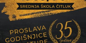Obavijest o proslavi 35. obljetnice mature 13. generacije maturanata Srednje Škole Čitluk