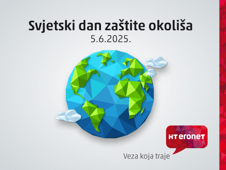 Svjetski dan zaštite okoliša s HT Eronetom: Misli digitalno, djeluj ekološki!