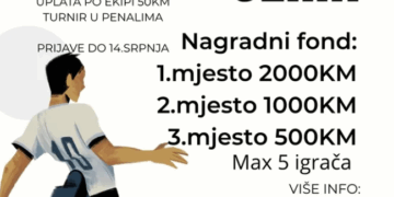 Najava: Treće izdanje turnira Futsal 3×3 Čerin od 16. do 19. srpnja 2025.