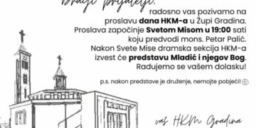Dan Hrvatske katoličke mladeži u Župi Gradina – “Gdje nema Tebe, Bože, tamo nema ni veselja”