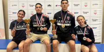 (FOTO)Karate klub Brotnjo Hercegovina s dva prvaka i pet finala na Prvenstvu Hrvatske!