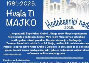 6. Zavjetno hodočašće Kraljici Mira iz Čitluka – 24.lipnja 2025.