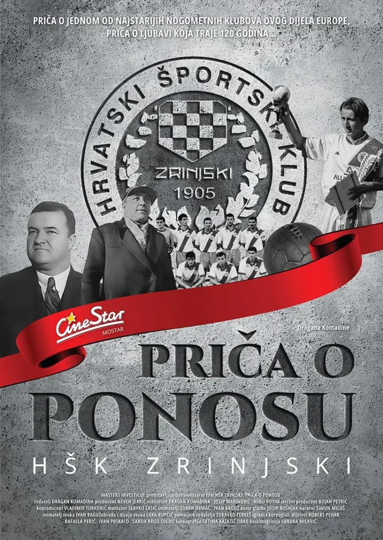 Dokumentarni film ”HŠK Zrinjski – Priča o ponosu” od četvrtka na velikom platnu CineStara