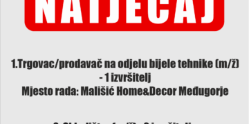 Tvrtka Mališić MP d.o.o. Čitluk: Natječaj za posao(više izvršitelja)