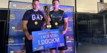 Brotnjaci Ivan Stojić i Antun Pehar osvojili padel turnir “Saradent OPEN 2025” u Sarajevu