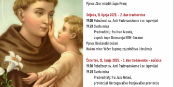 Župa sv.Ante Padovanskoga-Ploče-Tepčići(Crkvine):Program trodnevnice i proslava zaštitnika župe